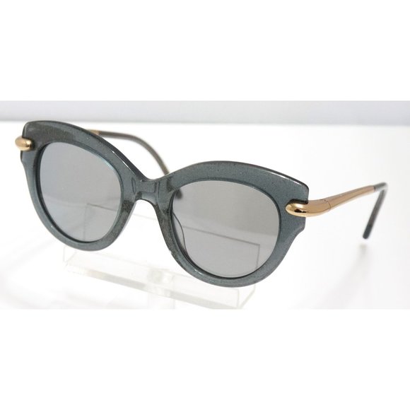 New Women\'s Pomellato Gray Glitter Sunglasses